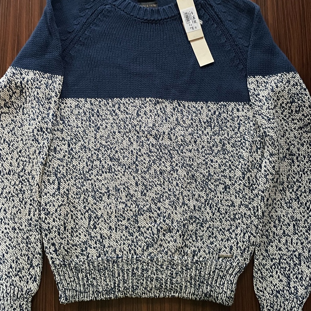 Two color diesel sweater